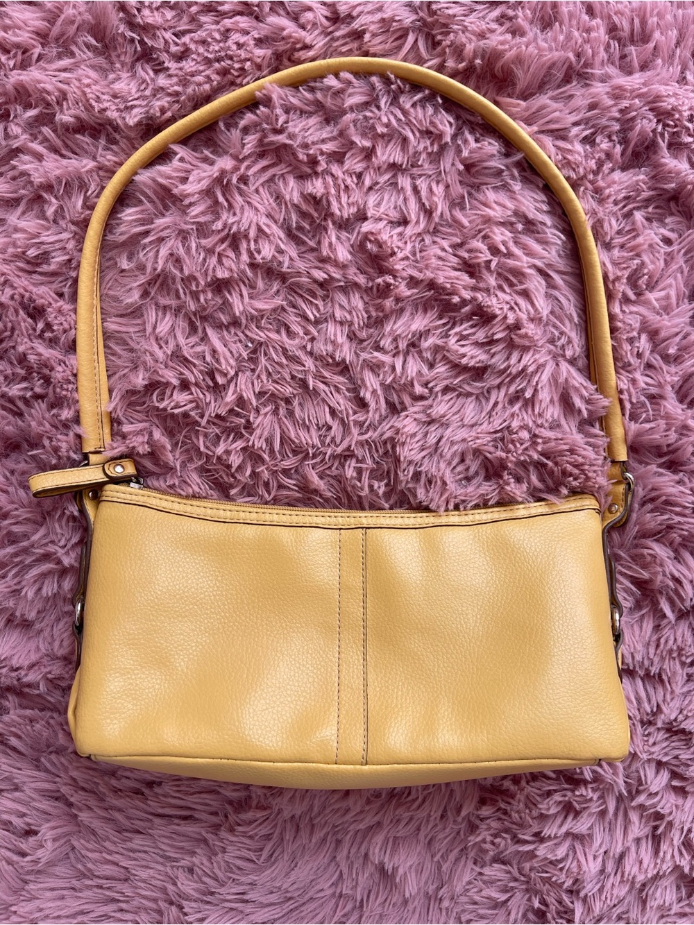 Relic Mustard Yellow Leather Shoulder Bag